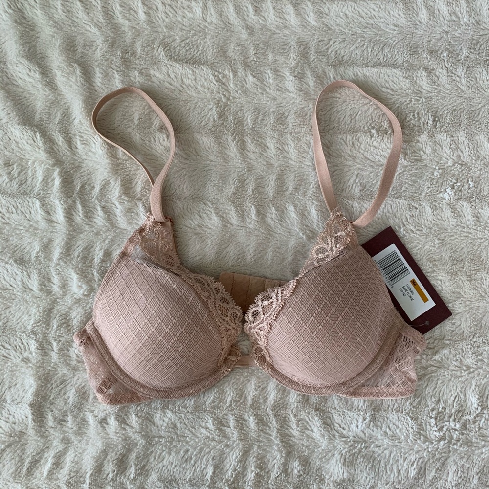 NWT True & Co Bare Plunge Lace Bra